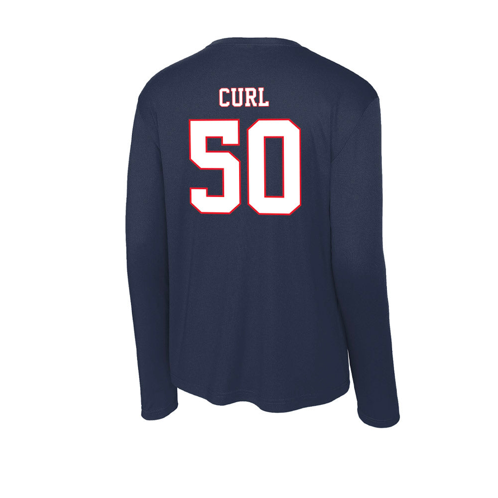 UConn - Women's Basketball Legends : Leigh Curl - Activewear Long Sleeve T-Shirt-1