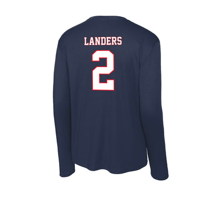 UConn - NCAA Women's Soccer : Chloe Landers - Activewear Long Sleeve T-Shirt-1