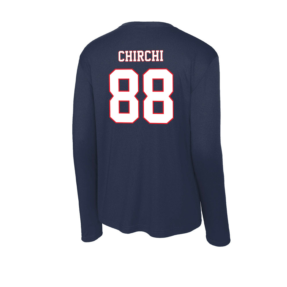 UConn - NCAA Football : Nader Chirchi - Activewear Long Sleeve T-Shirt-1