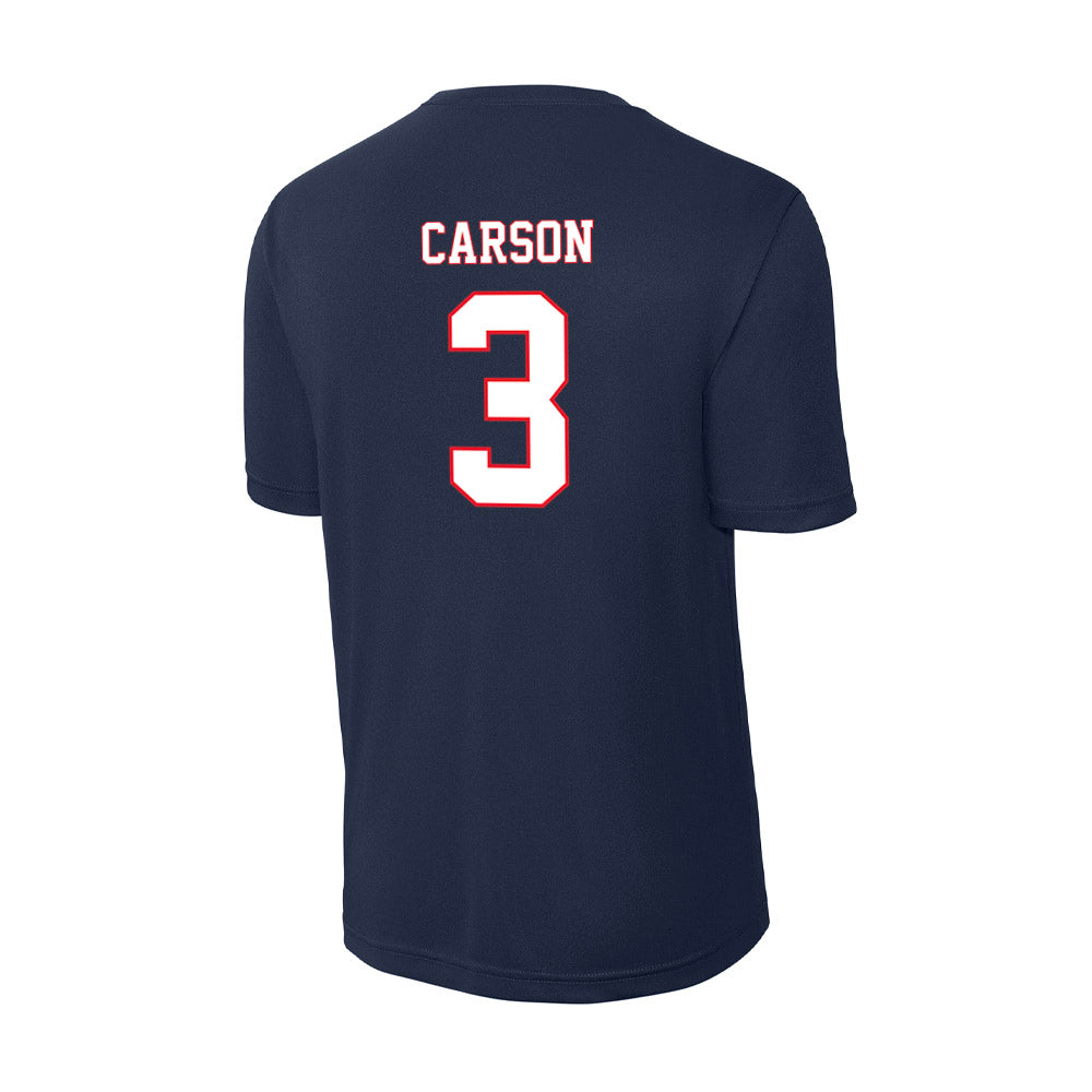 UConn - NCAA Women's Soccer : Anna Carson - Activewear T-Shirt-1