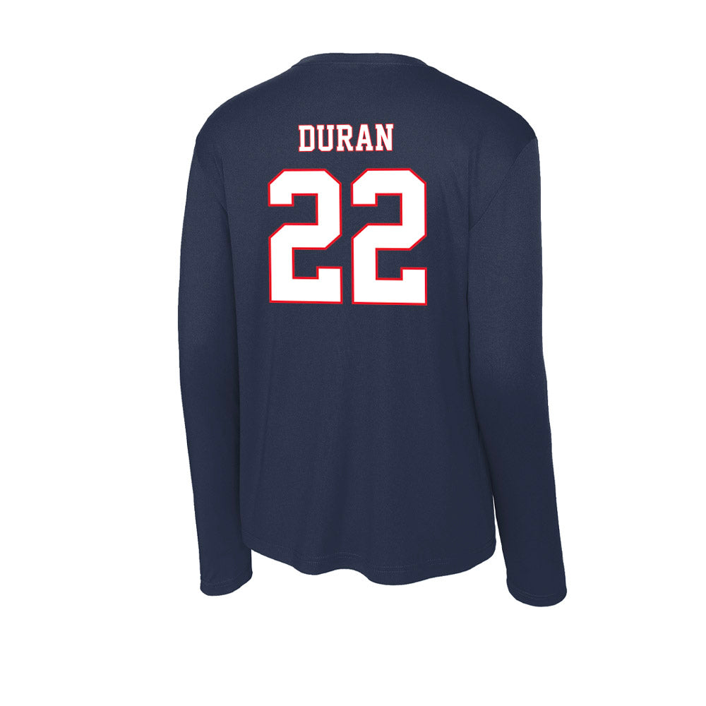 UConn - Women's Basketball Legends : Amy Duran - Activewear Long Sleeve T-Shirt-1