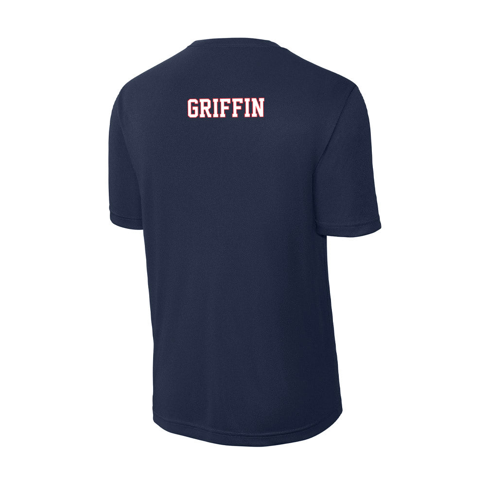 UConn - NCAA Women's Swimming & Diving : Zoey Griffin - Activewear T-Shirt-1