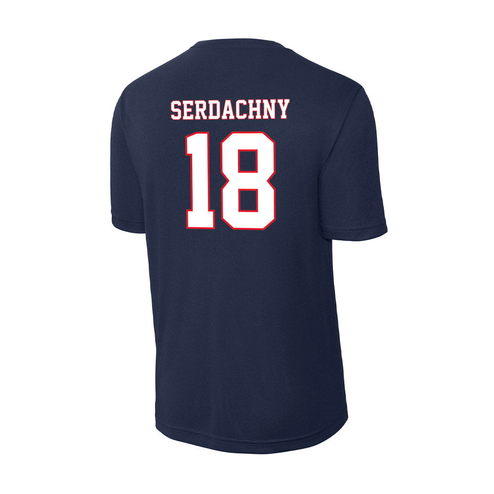 UConn - NCAA Women's Ice Hockey : Maya Serdachny - Activewear T-Shirt-1