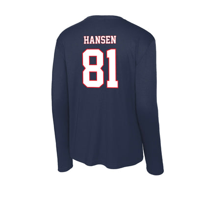 UConn - NCAA Football : Louis Hansen - Activewear Long Sleeve T-Shirt-1