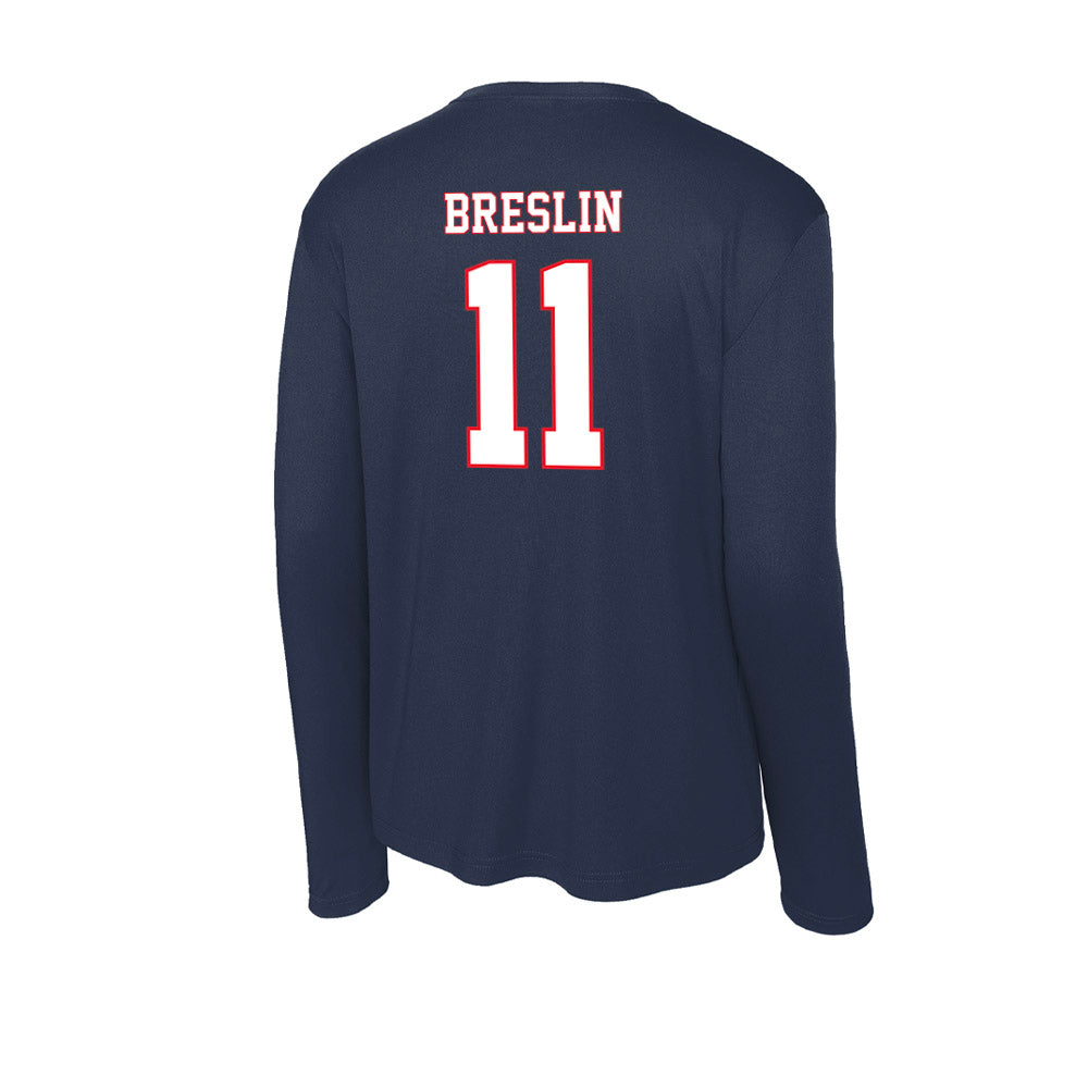 UConn - NCAA Softball : Kaitlyn Breslin - Activewear Long Sleeve T-Shirt-1