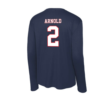 UConn - NCAA Women's Basketball : KK Arnold - Activewear Long Sleeve T-Shirt-1