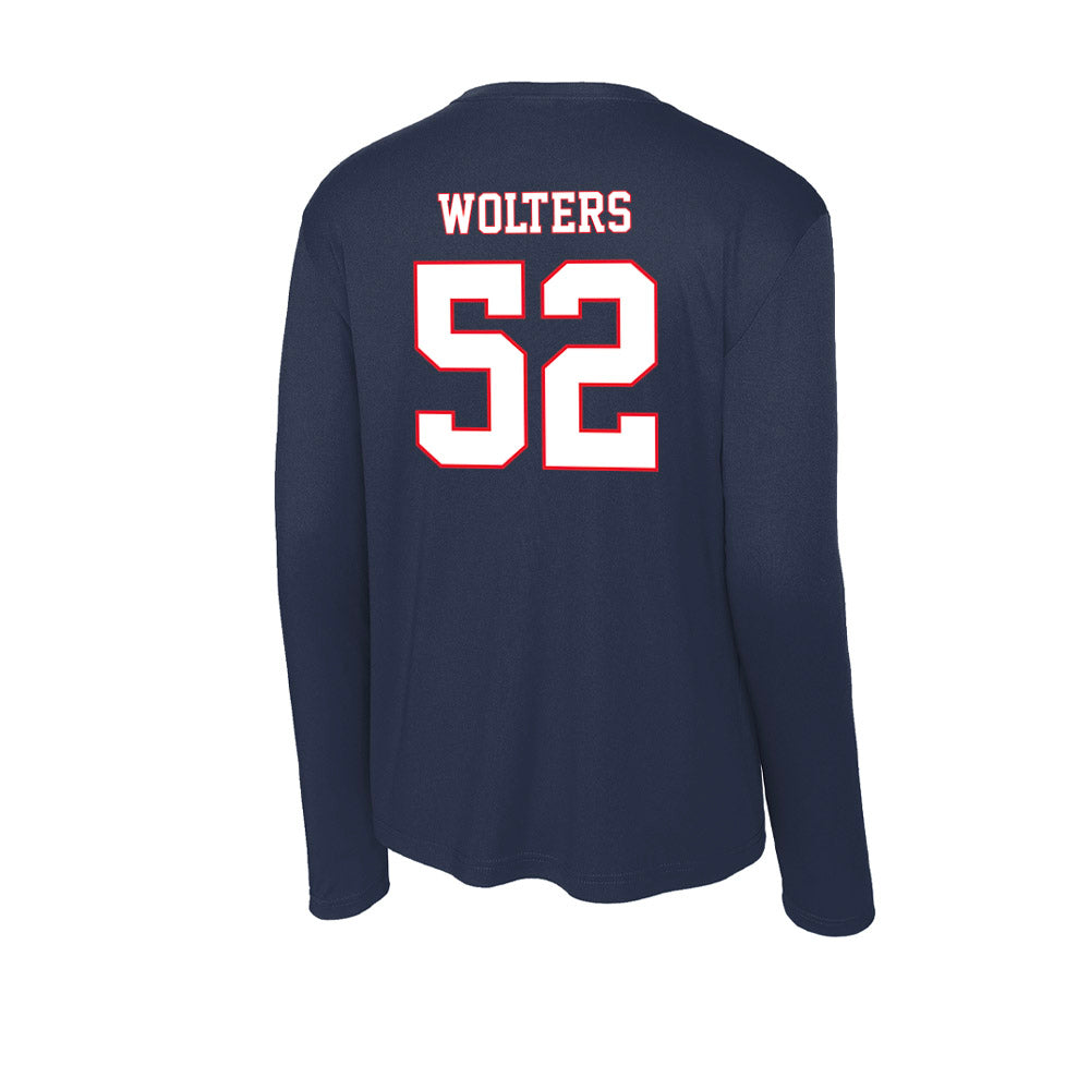 UConn - Women's Basketball Legends : Kara Wolters - Activewear Long Sleeve T-Shirt-1