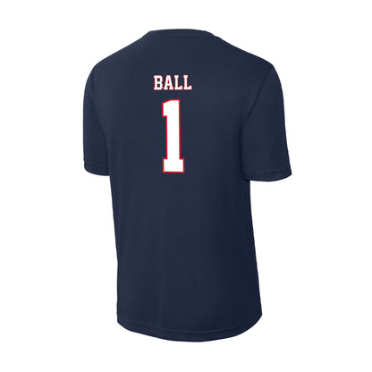 UConn - NCAA Men's Basketball : Solo Ball - Activewear T-Shirt-1