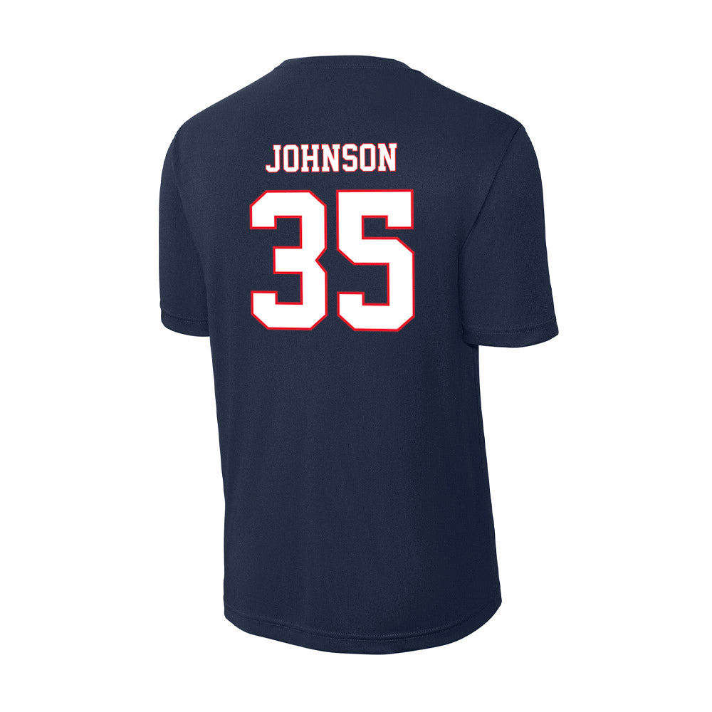 UConn - NCAA Men's Basketball : Samson Johnson - Activewear T-Shirt-1