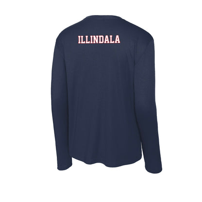 UConn - NCAA Women's Rowing : Medha Illindala - Activewear Long Sleeve T-Shirt-1