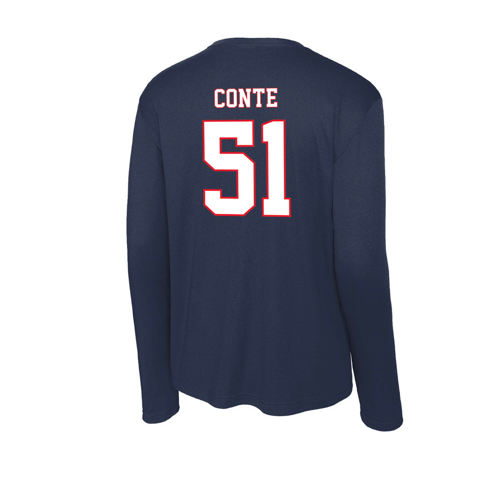 UConn - NCAA Baseball : Giovanni Conte - Activewear Long Sleeve T-Shirt-1