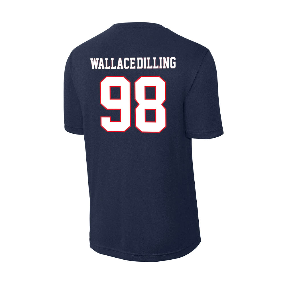 UConn - NCAA Football : Nathaniel Wallace-Dilling - Activewear T-Shirt-1