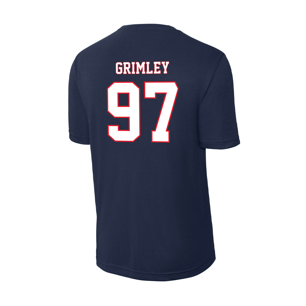 UConn - NCAA Women's Ice Hockey : Riley Grimley - Activewear T-Shirt-1