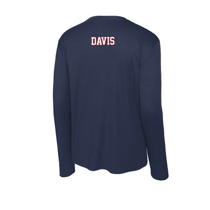 UConn - NCAA Women's Swimming & Diving : Bridget Davis - Activewear Long Sleeve T-Shirt-1