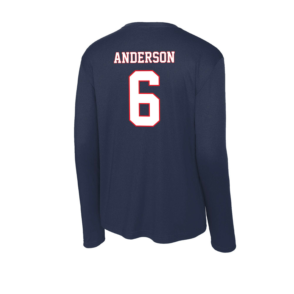 UConn - NCAA Football : Ezeriah Anderson - Activewear Long Sleeve T-Shirt-1