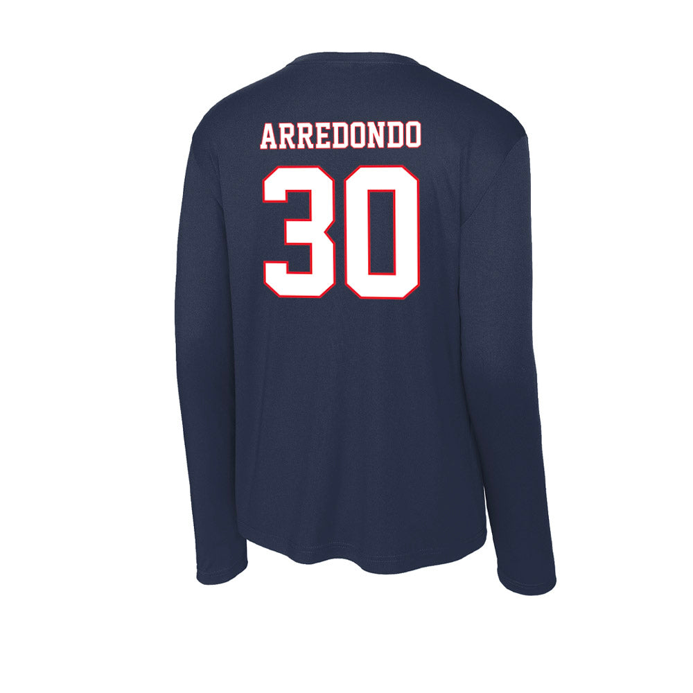 UConn - NCAA Men's Soccer : Alfonso Arredondo - Activewear Long Sleeve T-Shirt-1