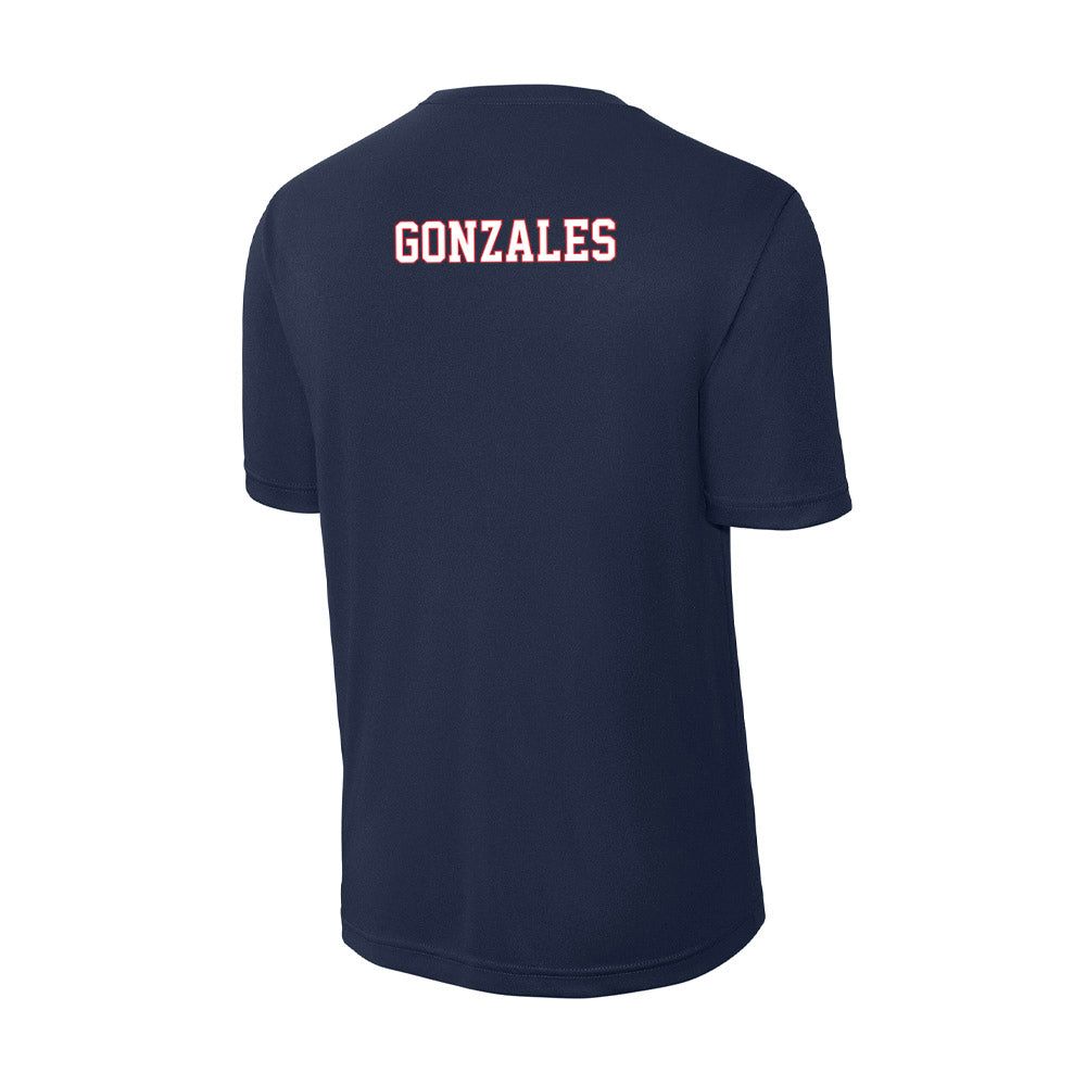 UConn - NCAA Women's Swimming & Diving : Lydia Gonzales - Activewear T-Shirt-1