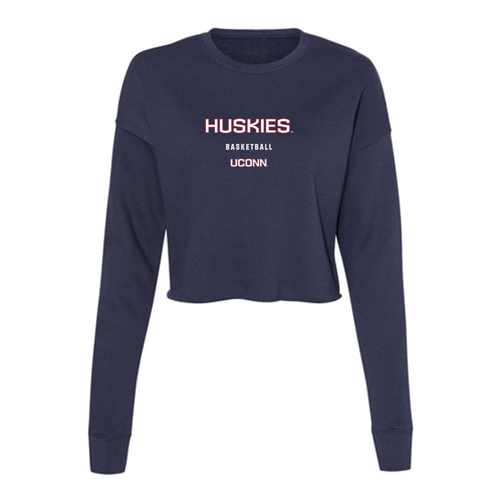 UConn - Women's Basketball Legends : Kaili McLaren - Women's Cropped Crew Fleece-0