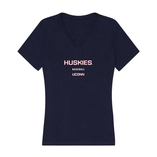 UConn - NCAA Baseball : Chris Cancel - Women's V-Neck T-Shirt-0