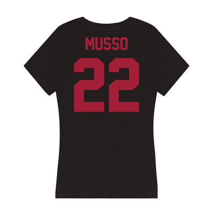 Alabama - Football Alumni : Johnny Musso - Women's V-Neck T-Shirt-1