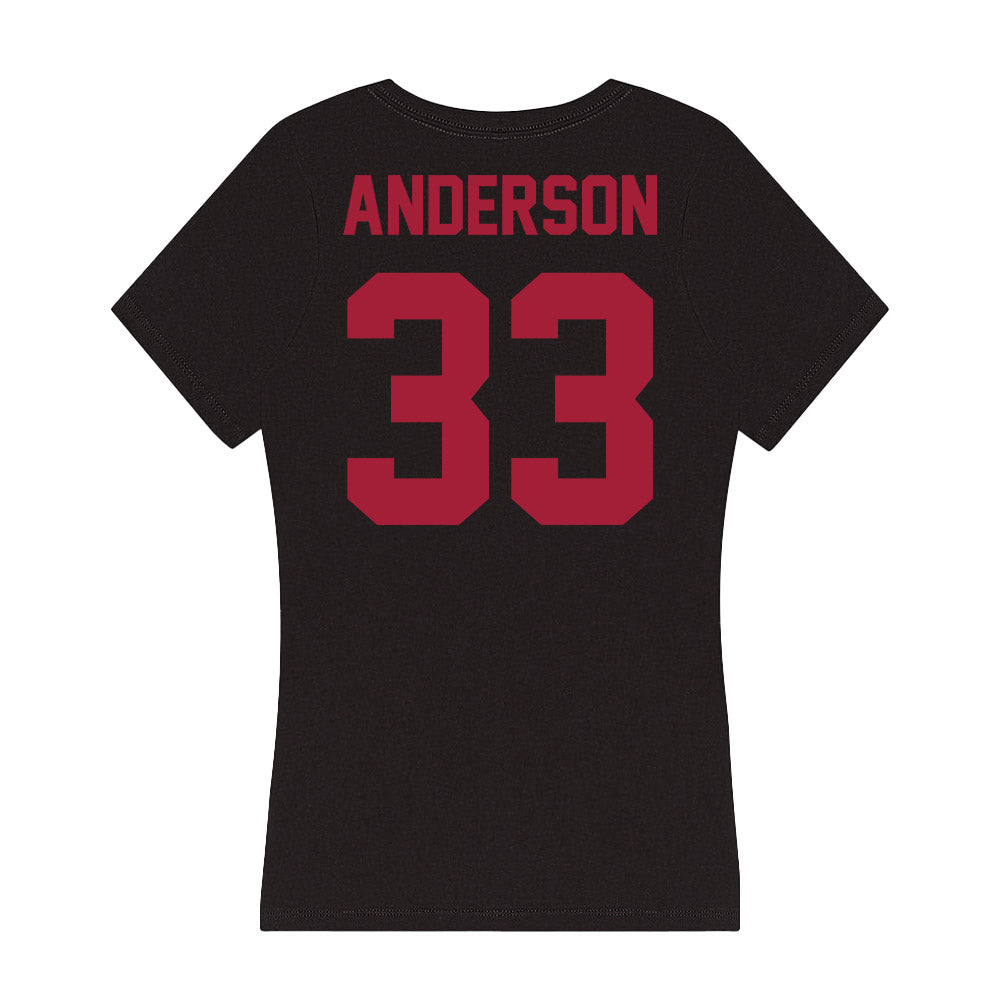 Alabama - Football Alumni : Christopher Anderson - Women's V-Neck T-Shirt-1