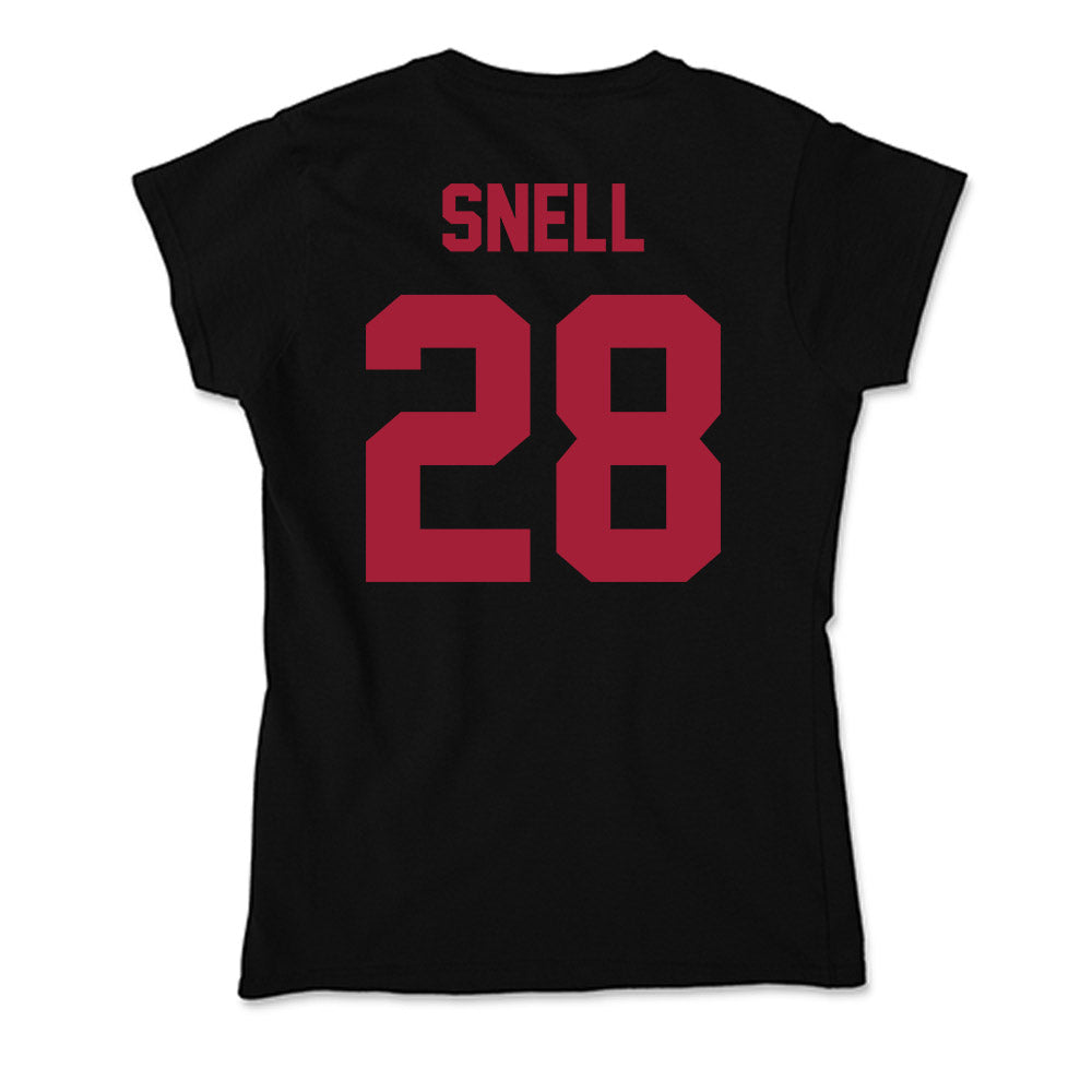 Alabama - NCAA Baseball : Kade Snell - Soft Style Women’s T-Shirt-1