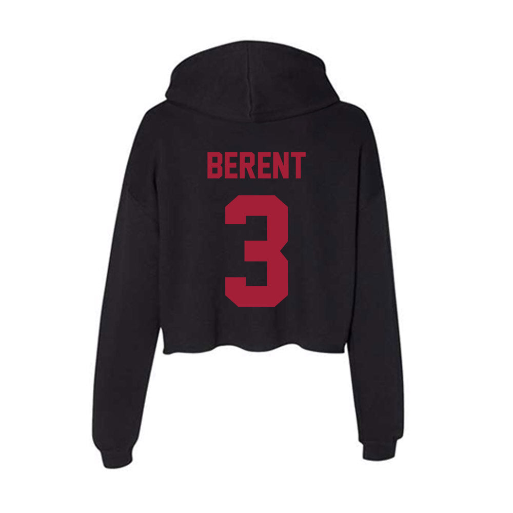 Alabama - NCAA Women's Volleyball : Allison Berent - Women's Crop Fleece Hoodie-1