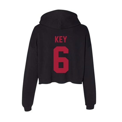 Alabama - Football Alumni : Jaylen Key - Women's Crop Fleece Hoodie-1