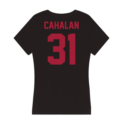 Alabama - Softball Alumni : Kenleigh Cahalan - Women's V-Neck T-Shirt-1