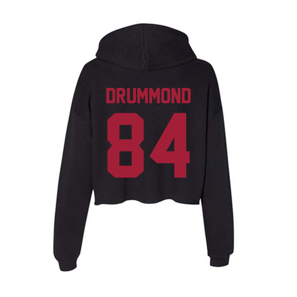 Alabama - Football Alumni : Jeremy Drummond - Women's Crop Fleece Hoodie-1