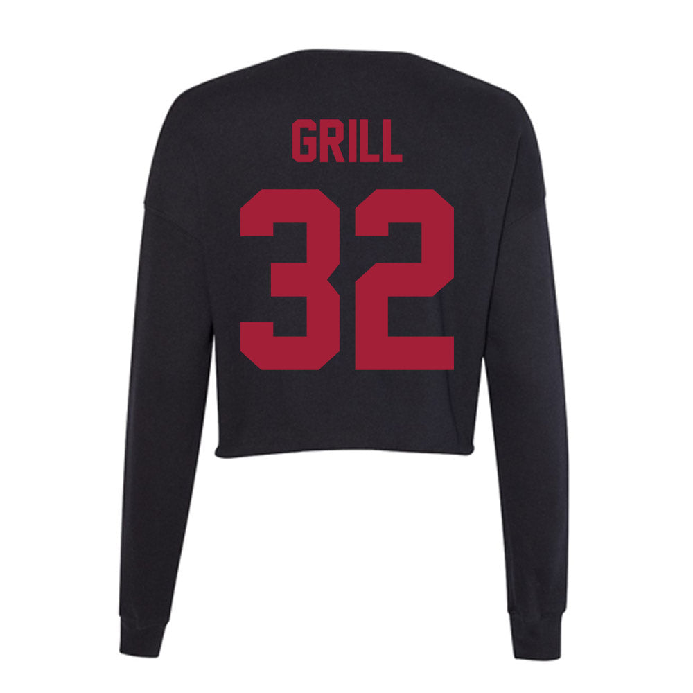 Alabama - Softball Alumni : Kat Grill - Women's Cropped Crew Fleece-1