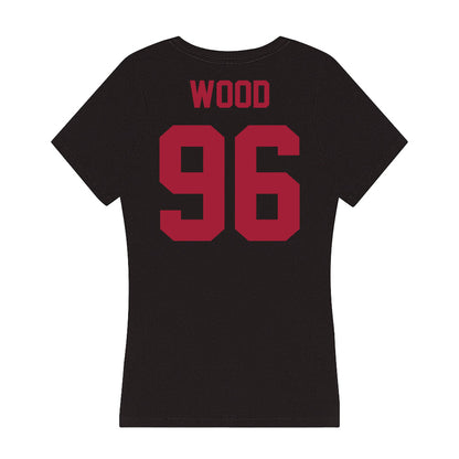 Alabama - Football Alumni : Daniel Wood - Women's V-Neck T-Shirt-1