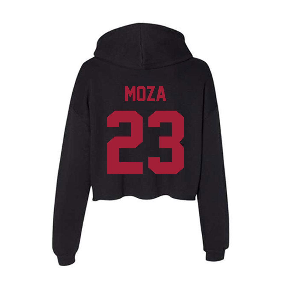 Alabama - NCAA Baseball : Aidan Moza - Women's Crop Fleece Hoodie-1