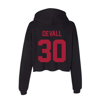 Alabama - Football Alumni : Denzel Devall - Women's Crop Fleece Hoodie-1