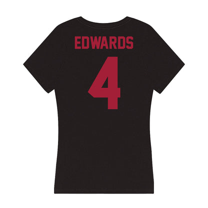 Alabama - Men's Basketball Alumni : Arthur Edwards - Women's V-Neck T-Shirt-1