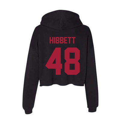 Alabama - NCAA Football : Kneeland Hibbett - Women's Crop Fleece Hoodie-1