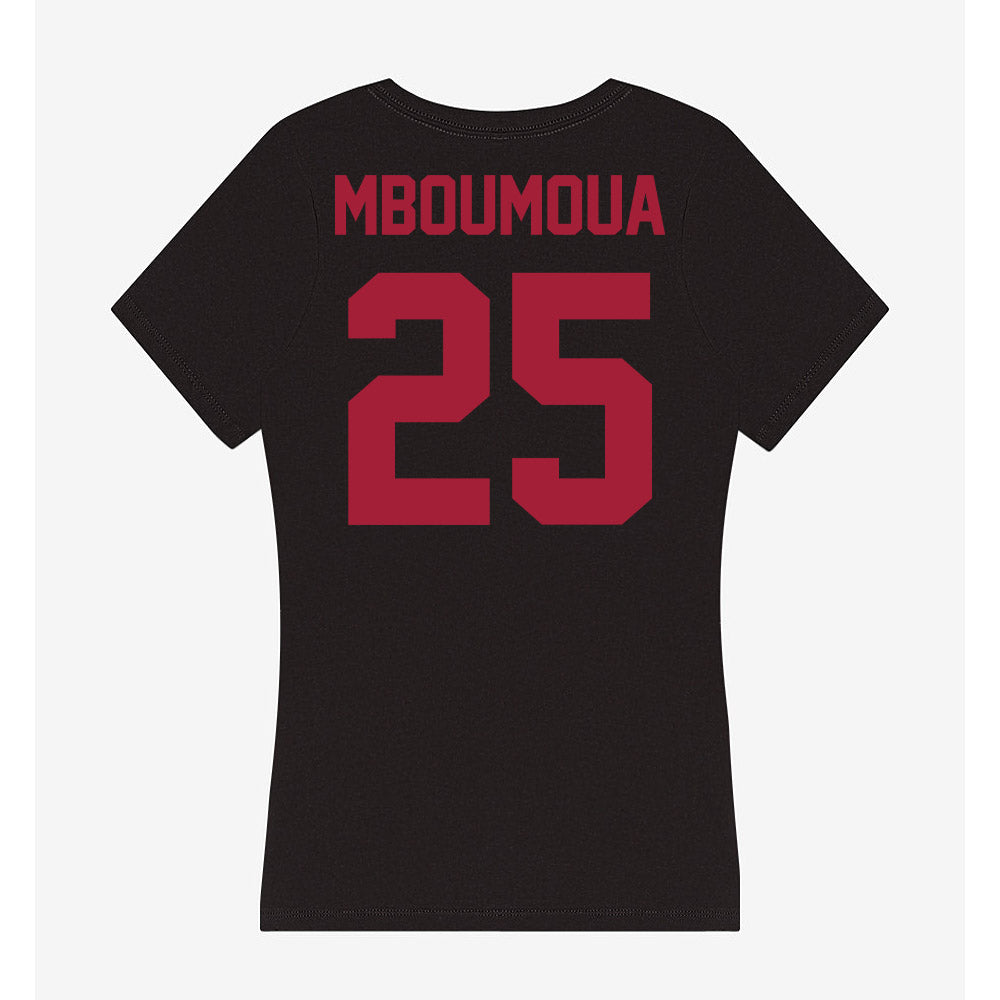 Alabama - NCAA Football : Steve Mboumoua - Women's V-Neck T-Shirt-2