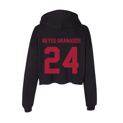 Alabama - Football Alumni : Marlon Reyes Granados - Women's Crop Fleece Hoodie-1