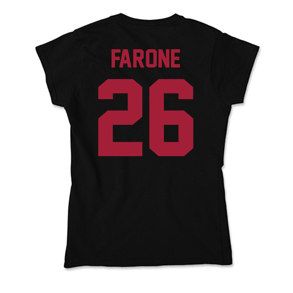 Alabama - NCAA Baseball : Greg Farone - Soft Style Women’s T-Shirt-1