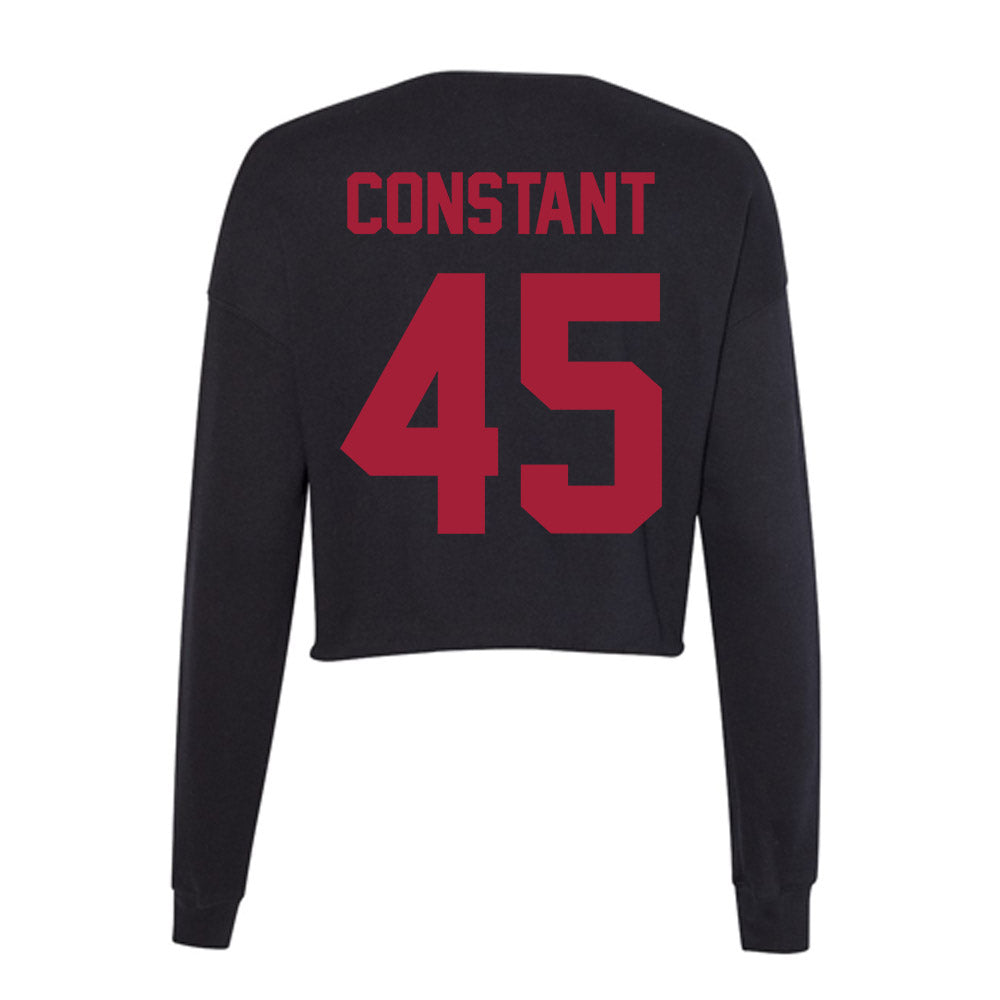 Alabama - Football Alumni : Marvin Constant - Women's Cropped Crew Fleece-1