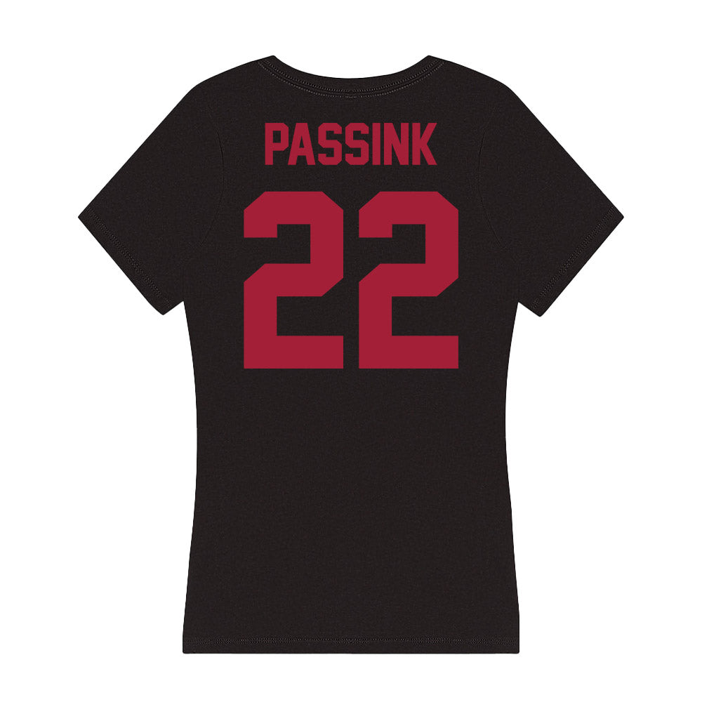 Alabama - Men's Basketball Alumni : Bryan Passink - Women's V-Neck T-Shirt-1