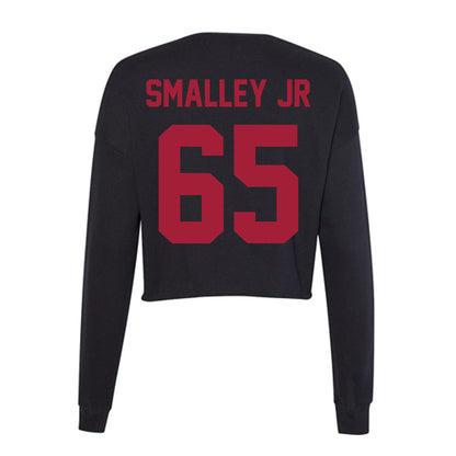 Alabama - Football Alumni : Jack Smalley Jr - Women's Cropped Crew Fleece-1