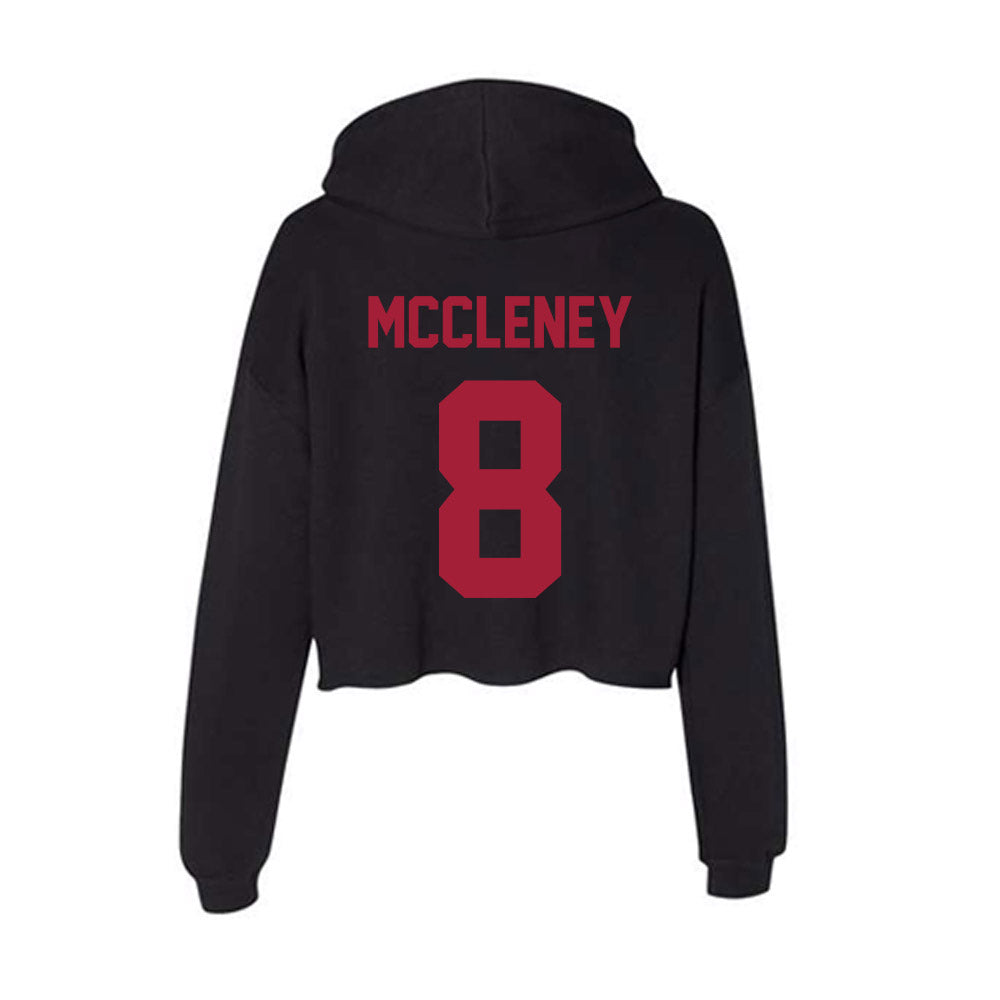 Alabama - Softball Alumni : Haylie McCleney - Women's Crop Fleece Hoodie-1