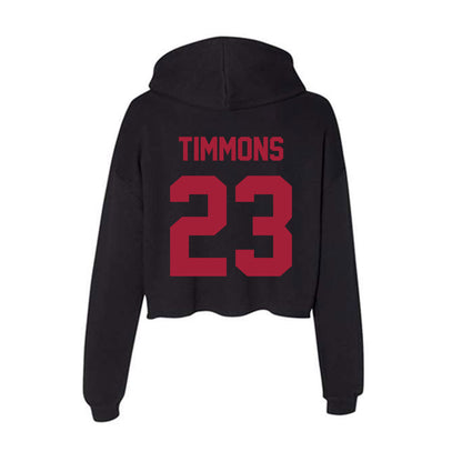 Alabama - NCAA Women's Basketball : Jessica Timmons - Women's Crop Fleece Hoodie-1