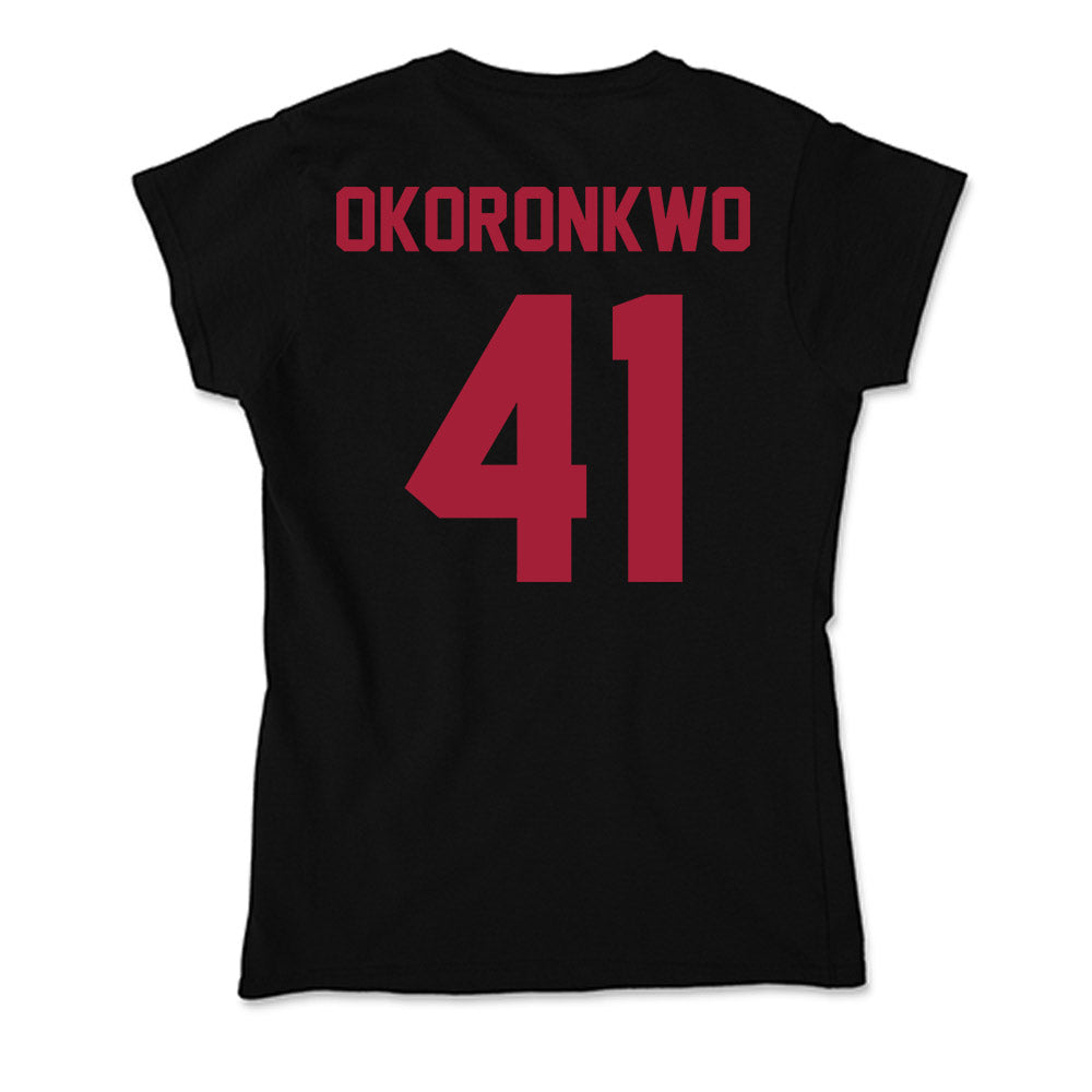 Alabama - NCAA Football : Justin Okoronkwo - Soft Style Women’s T-Shirt-1