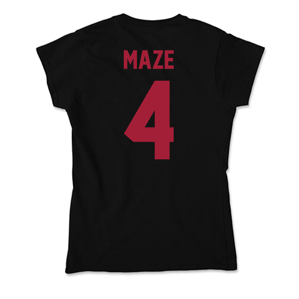 Alabama - Football Alumni : Marquis Maze - Soft Style Women’s T-Shirt-1