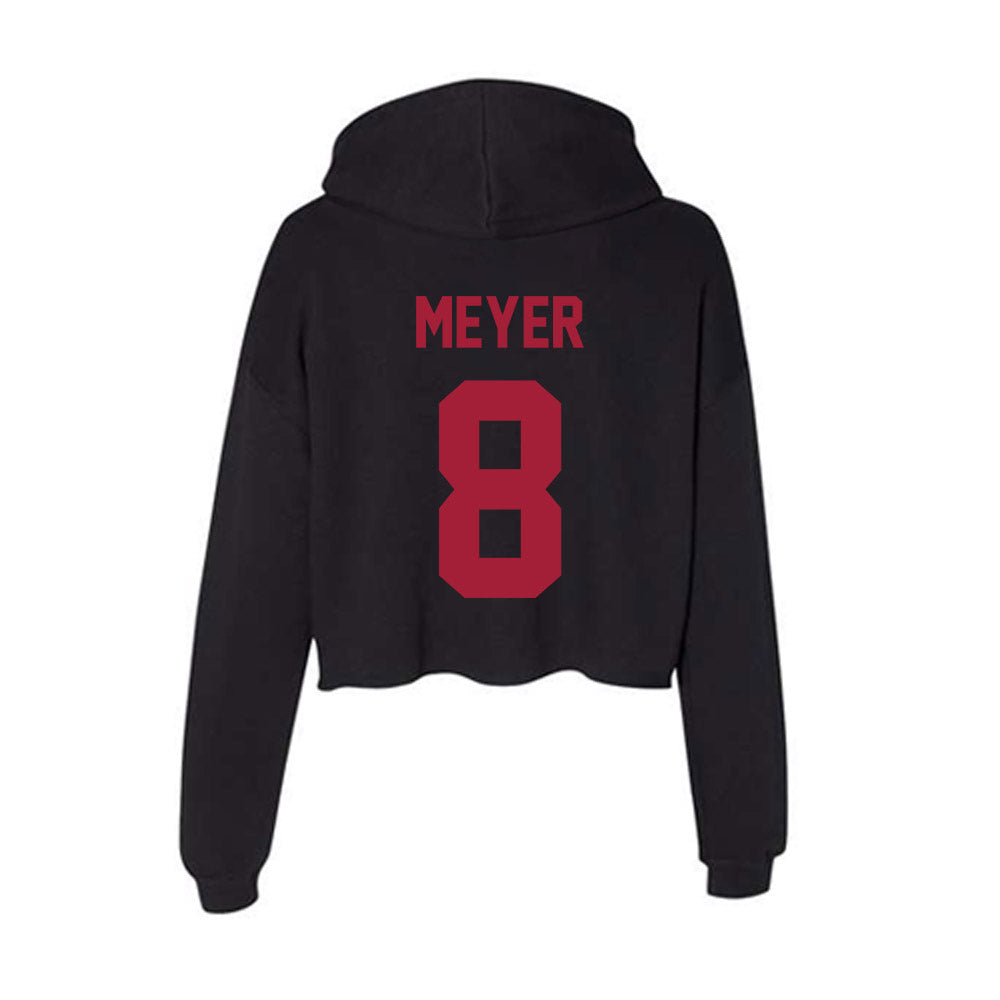 Alabama - NCAA Women's Soccer : Lexi Meyer - Women's Crop Fleece Hoodie-1