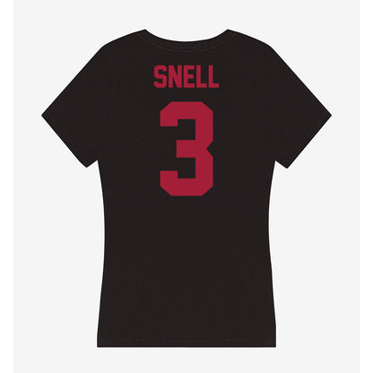 Alabama - NCAA Baseball : Kade Snell - Women's V-Neck T-Shirt-3