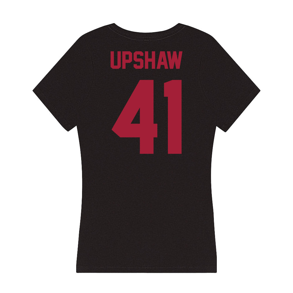 Alabama - Football Alumni : Courtney Upshaw - Women's V-Neck T-Shirt-1