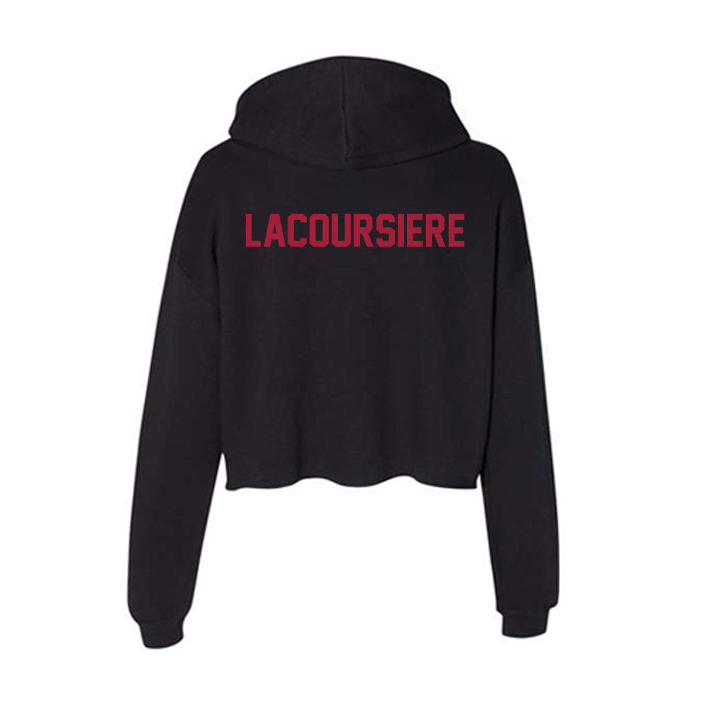 Alabama - NCAA Women's Gymnastics : Chloe LaCoursiere - Women's Crop Fleece Hoodie-1